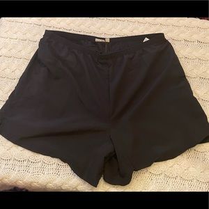 LL Bean Swim Jogger Lined Shorts Black 2X NWT